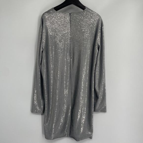 Ralph Lauren Collection Purple Label Runway Silver Sequin Sheath Mini Dress $5k - Picture 8 of 8